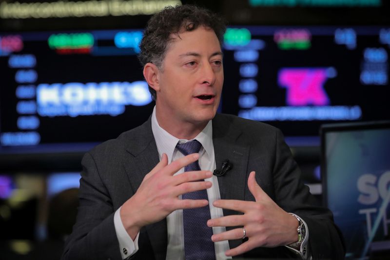 Jeffrey Smith, CEO of Starboard Value LP and Chairman of Papa John's International Inc., speaks during an interview on CNBC on the floor of the NYSE in New York