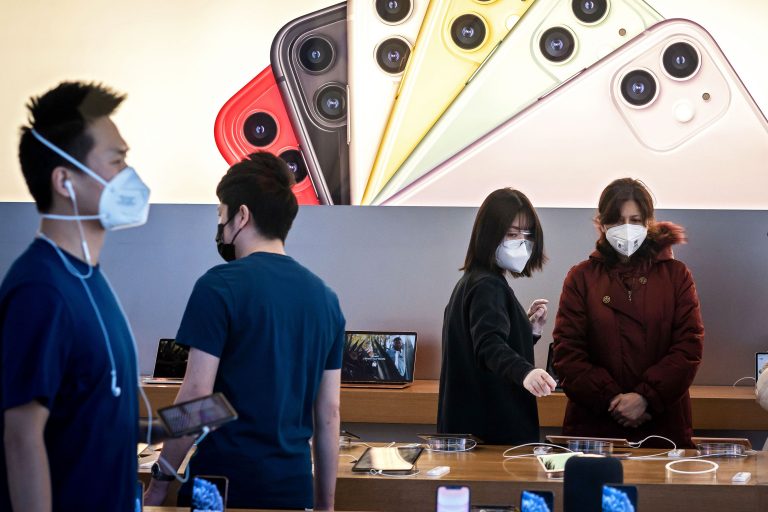 All but four of Apple’s stores in mainland China have reopened after coronavirus shutdown
