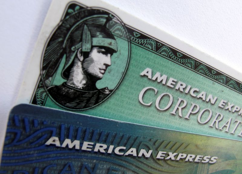 American Express and American Express corporate cards are pictured in Encinitas