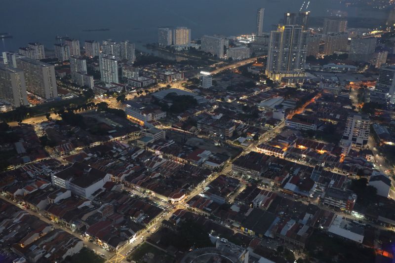 FILE PHOTO: A general view of Penang skyline