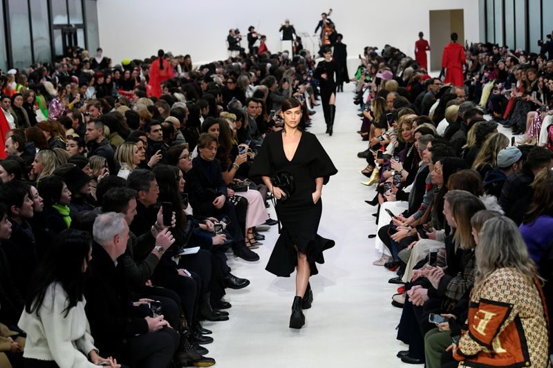 Valentino's Fall/Winter 2020/21 show in Paris Fashion Week