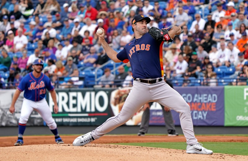 MLB: Spring Training-Houston Astros at New York Mets