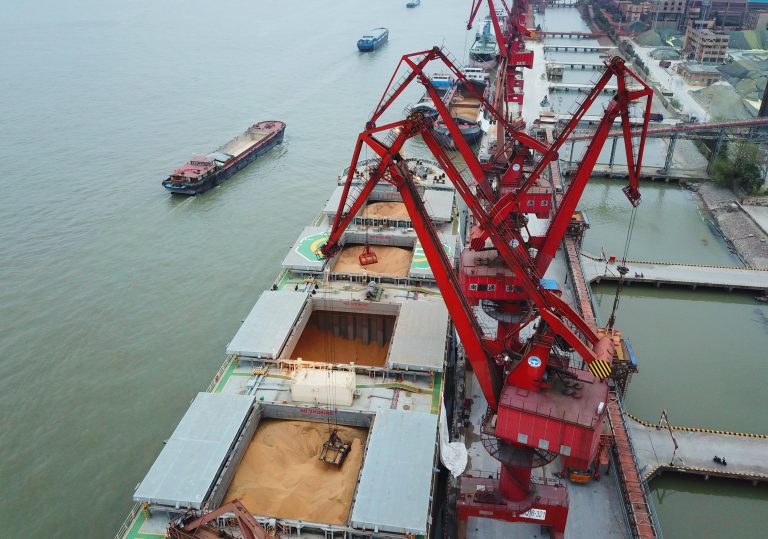 China’s exports, imports fell in March but not as much as expected
