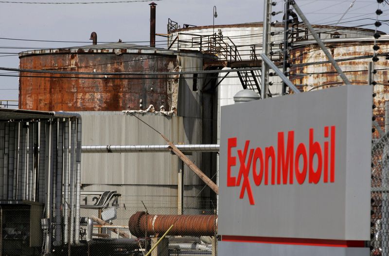 FILE PHOTO: View of the Exxon Mobil refinery in Baytown, Texas