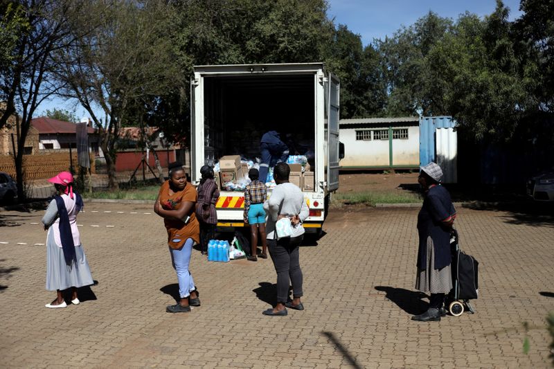 FILE PHOTO: Spread of the coronavirus disease (COVID-19) in Soweto