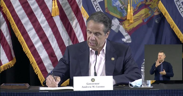 Cuomo signs bill granting front-line worker death benefits