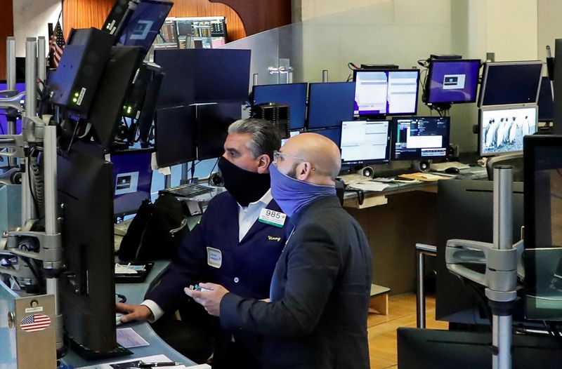 New York Stock Exchange opens during COVID-19