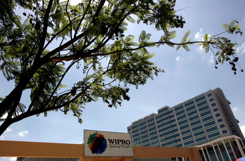 FILE PHOTO: The Wipro campus is seen in Bangalore
