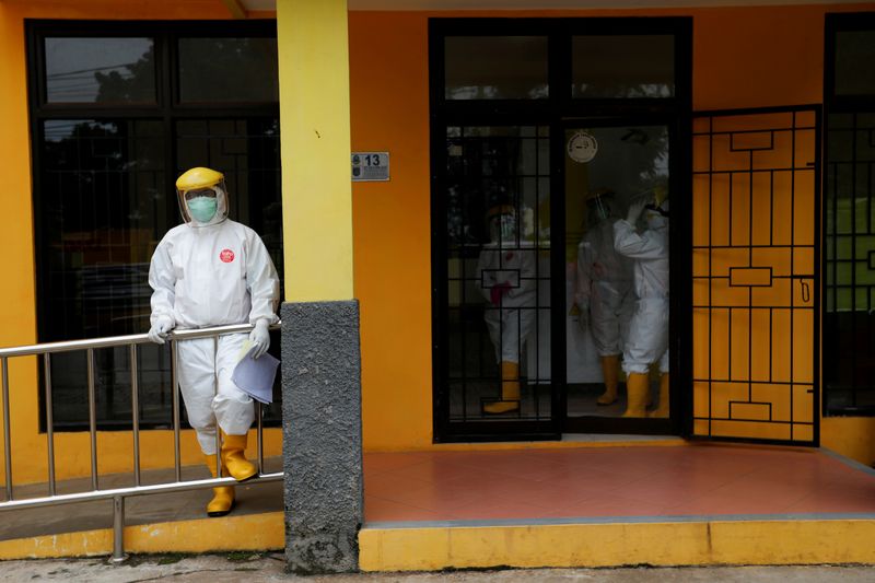 Outbreak of the coronavirus disease (COVID-19) in Depok, on the outskirts of Jakarta, Indonesia