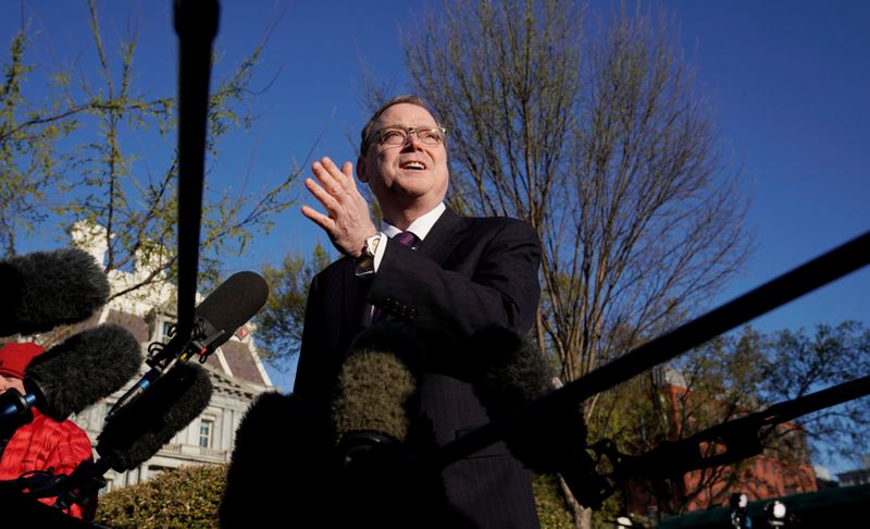 Kevin Hassett, chairman of the Council of Economic Advisers, speaks at the White House in Washington