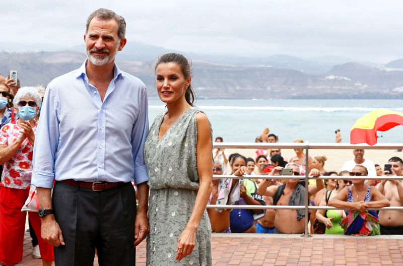 King Felipe and Queen Letizia of Spain visit Las Palmas de Gran Canaria
