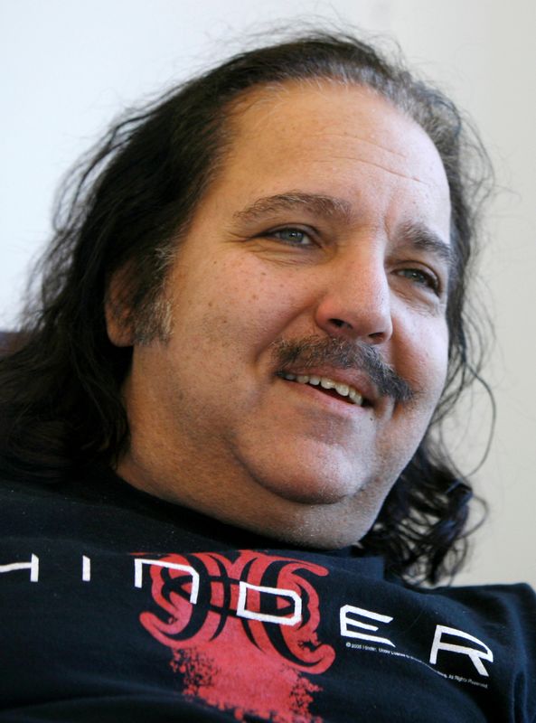 FILE PHOTO: Adult film star Ron Jeremy speaks during an interview with Reuters in New York