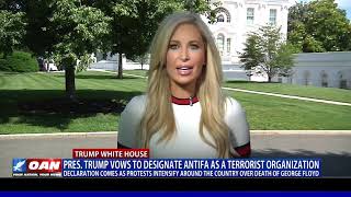 President Trump vows to designate Antifa as a terrorist organization as protests intensify