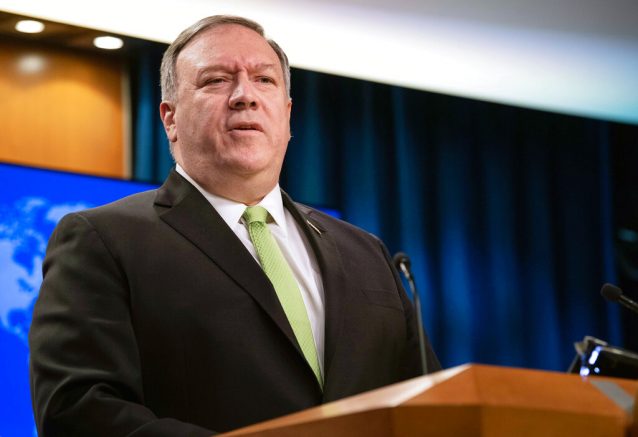 Secy. Pompeo warns China is a growing democracy threat, disruption seen worldwide