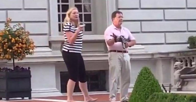 White couple who pointed guns at protesters tell why they did it