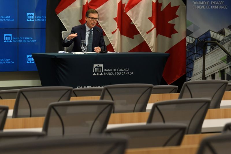 Bank of Canada Governor Tiff Macklem holds a news conference at the Bank of Canada in Ottawa