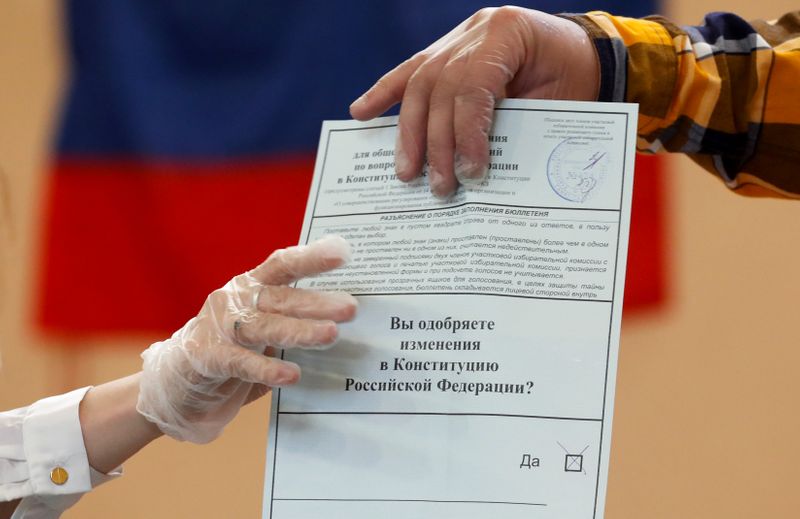 Nationwide vote on constitutional reforms, in Saint Petersburg