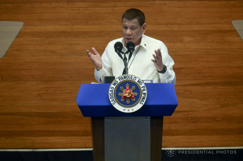 Philippine President Duterte delivers annual State of the Nation address in Quezon City