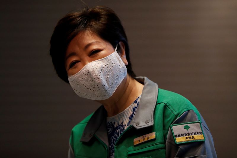FILE PHOTO: Outbreak of the coronavirus desease (COVID-19) in Tokyo