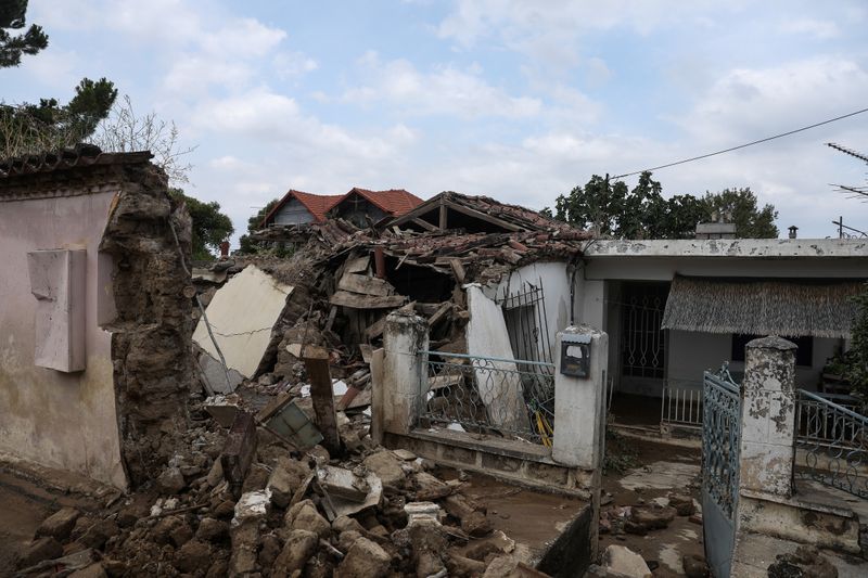 Flash floods on the island of Evia