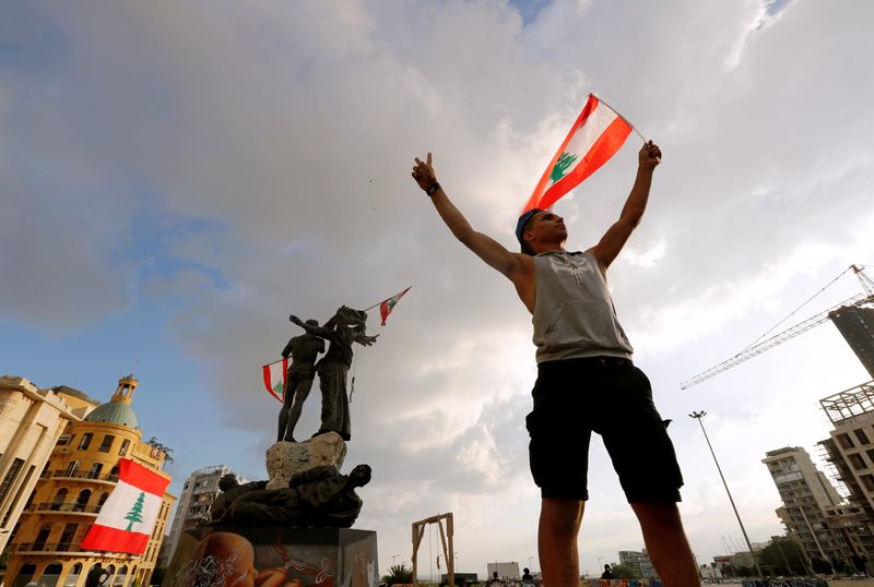 Protests following Tuesday's blast in Beirut