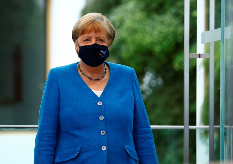 German Chancellor Angela Merkel holds annual summer news conference in Berlin
