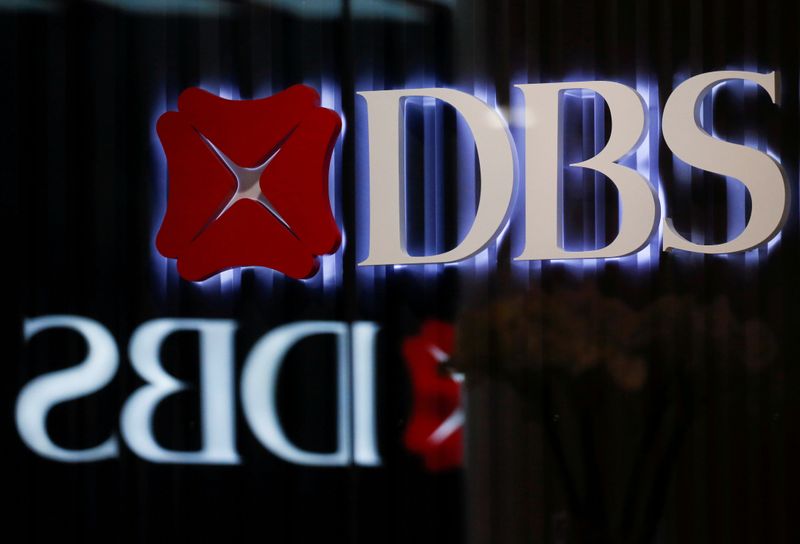 FILE PHOTO: DBS signages are seen in Singapore
