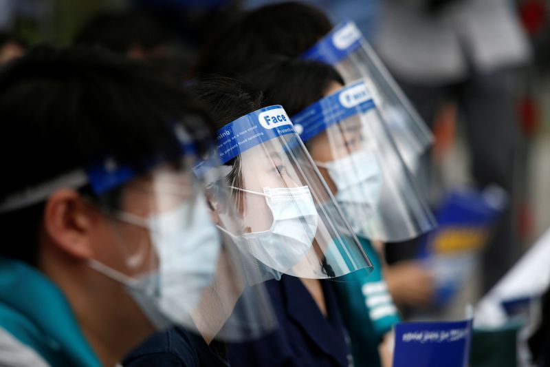 Medical residents and doctors attend 24-hour strike amid COVID-19 pandemic in Seoul