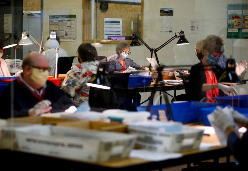FILE PHOTO: Operations at the Thurston County Ballot Processing Center in Tumwater