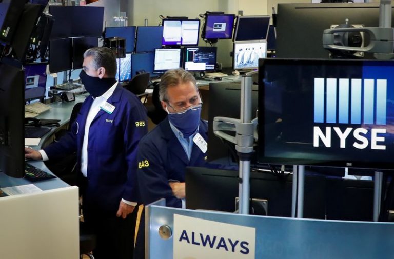 Tech leads Wall Street higher as virus fears rise