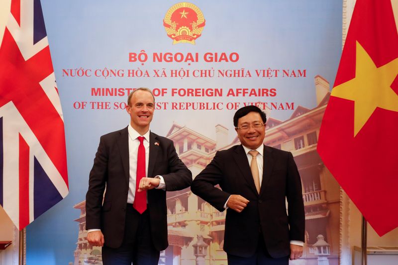 British Foreign Secretary Dominic Raab visits Vietnam