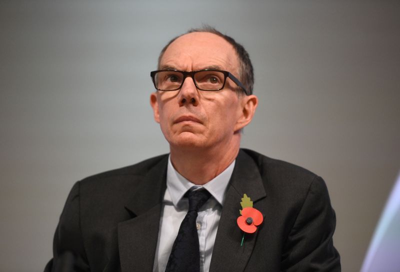 FILE PHOTO: Bank of England Deputy Governor for Markets and Banking, Dave Ramsden attends a Bank of England news conference, in the City of London