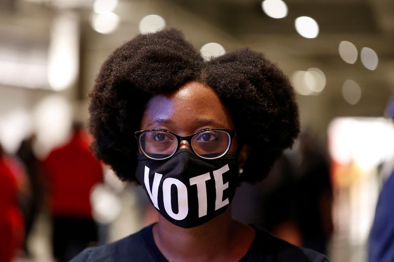 FILE PHOTO: Hawks arena in Atlanta set to be the nation's largest polling place amid COVID fears