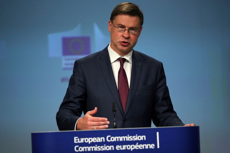 FILE PHOTO: EU's anti-fraud package presentation in Brussels