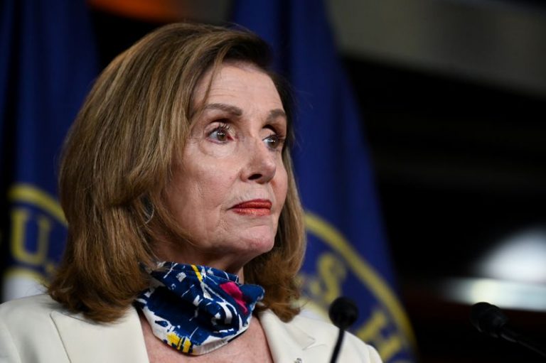 Pelosi says airline aid deal is near, asks for halt to job cuts