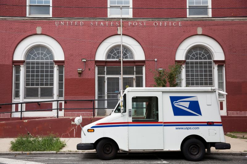 FILE PHOTO: A U.S. Postal Service (USPS) post office in Philadelphia