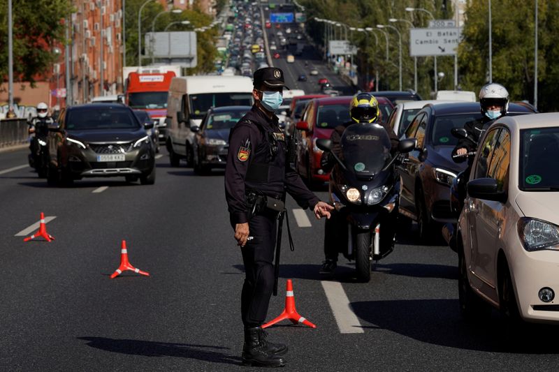 FILE PHOTO: The coronavirus disease (COVID-19) outbreak in Madrid