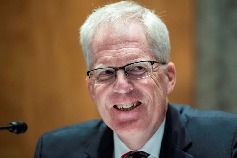 FILE PHOTO: Christopher Miller, director of the National Counterterrorism Center, testifies during Senate Homeland Security and Governmental Affairs Committee hearing on Capitol Hill in Washington