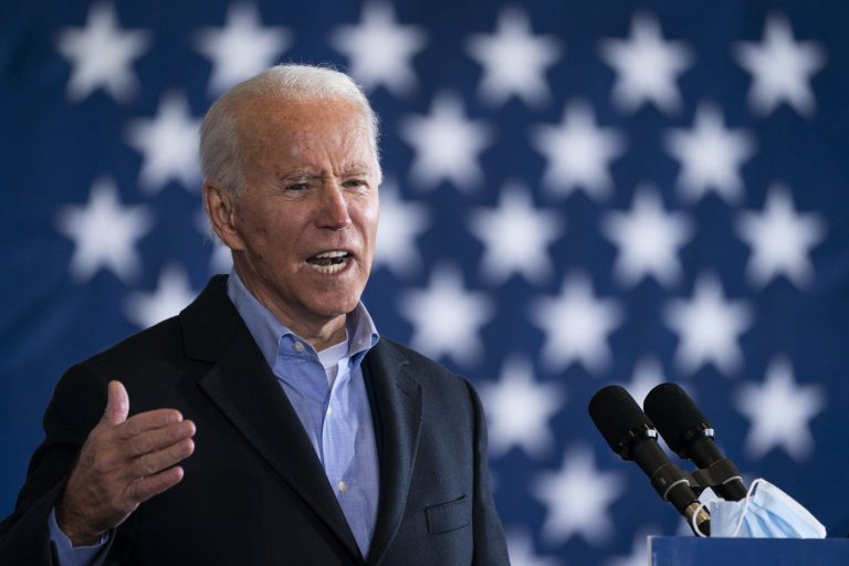 Biden narrowly leads Trump in six swing states before Election Day, poll shows