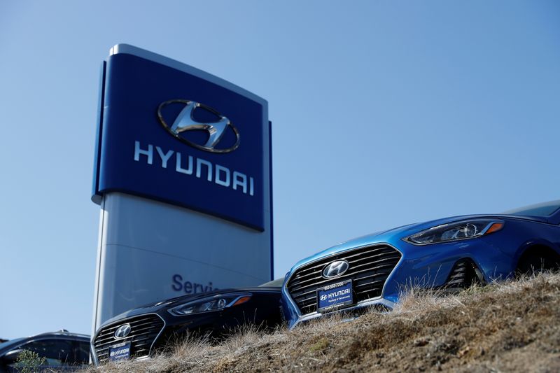FILE PHOTO: Cars for sale are seen at Hyundai of Serramonte in Colma, California