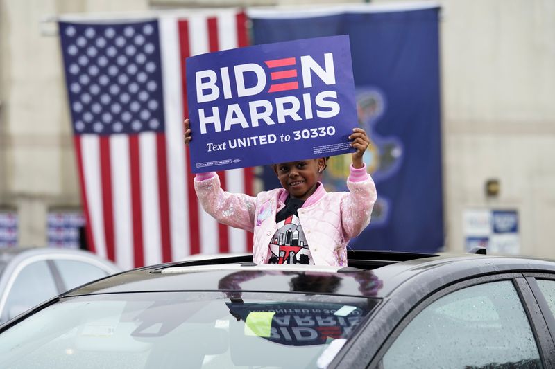 U.S. Democratic presidential candidate Biden campaigns in Philadelphia