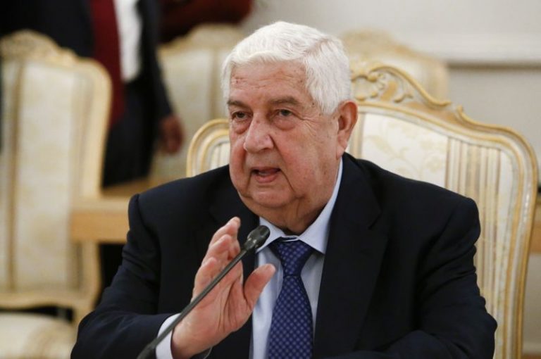 Syria’s veteran foreign minister Walid Moalem dies: state TV