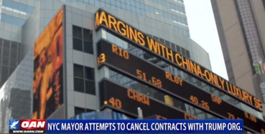 NYC Mayor attempts to cancel contracts with Trump org.