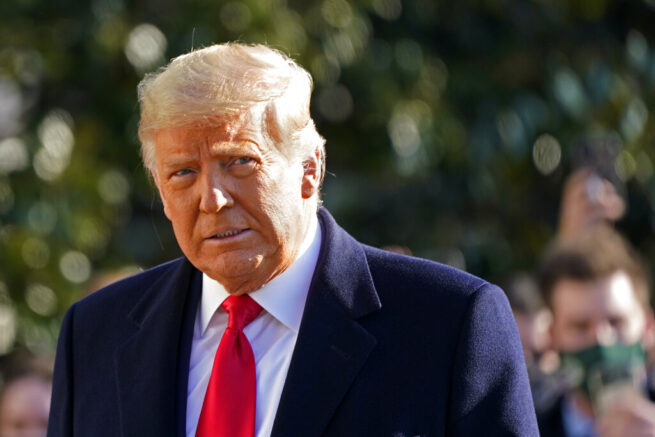 President Trump condemns impeachment efforts