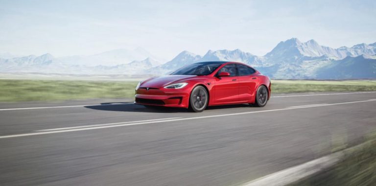 Tesla shows off updated design for Model S