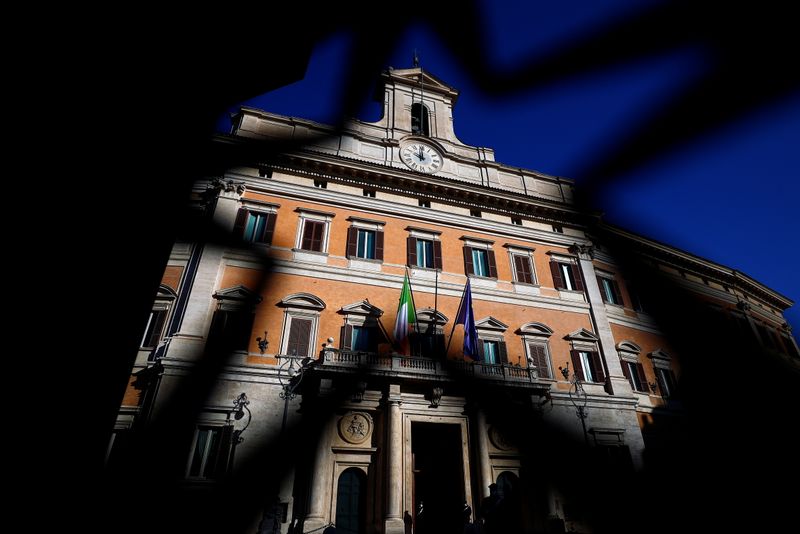 Italy's PM designate Draghi seeks to form a government, in Rome