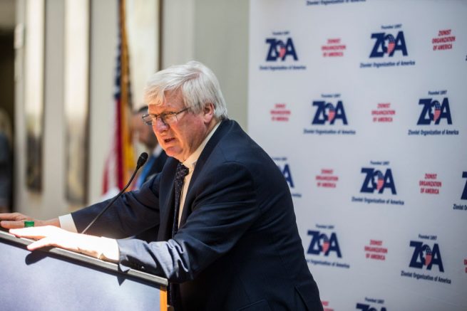 WASHINGTON, DC - MAY 09: Rep. Glenn Grothman (R-WI) speaks during an event hosted by the Zionist Organization of America on Capitol Hill on May 9, 2018 in Washington, DC. (Photo by Zach Gibson/Getty Images)