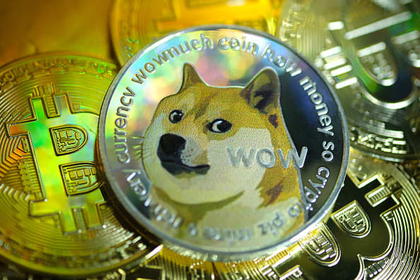Tweets from Elon Musk and celebrities send dogecoin to a record high
