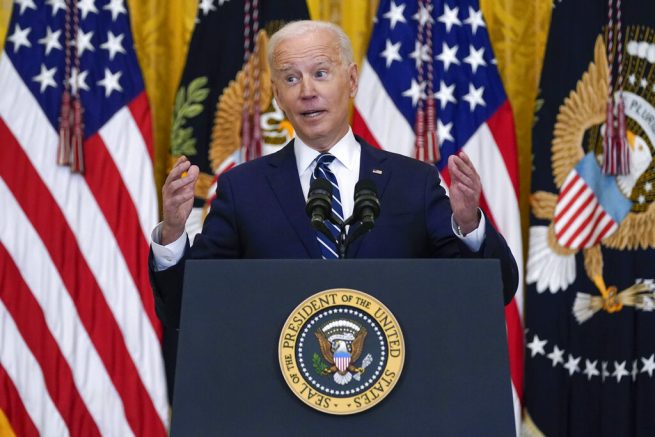 Biden stumbles through first press briefing with vague answers, blames border crisis on Trump