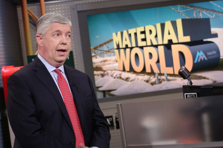 Martin Marietta Materials CEO is bullish as he expects more federal spending on roads